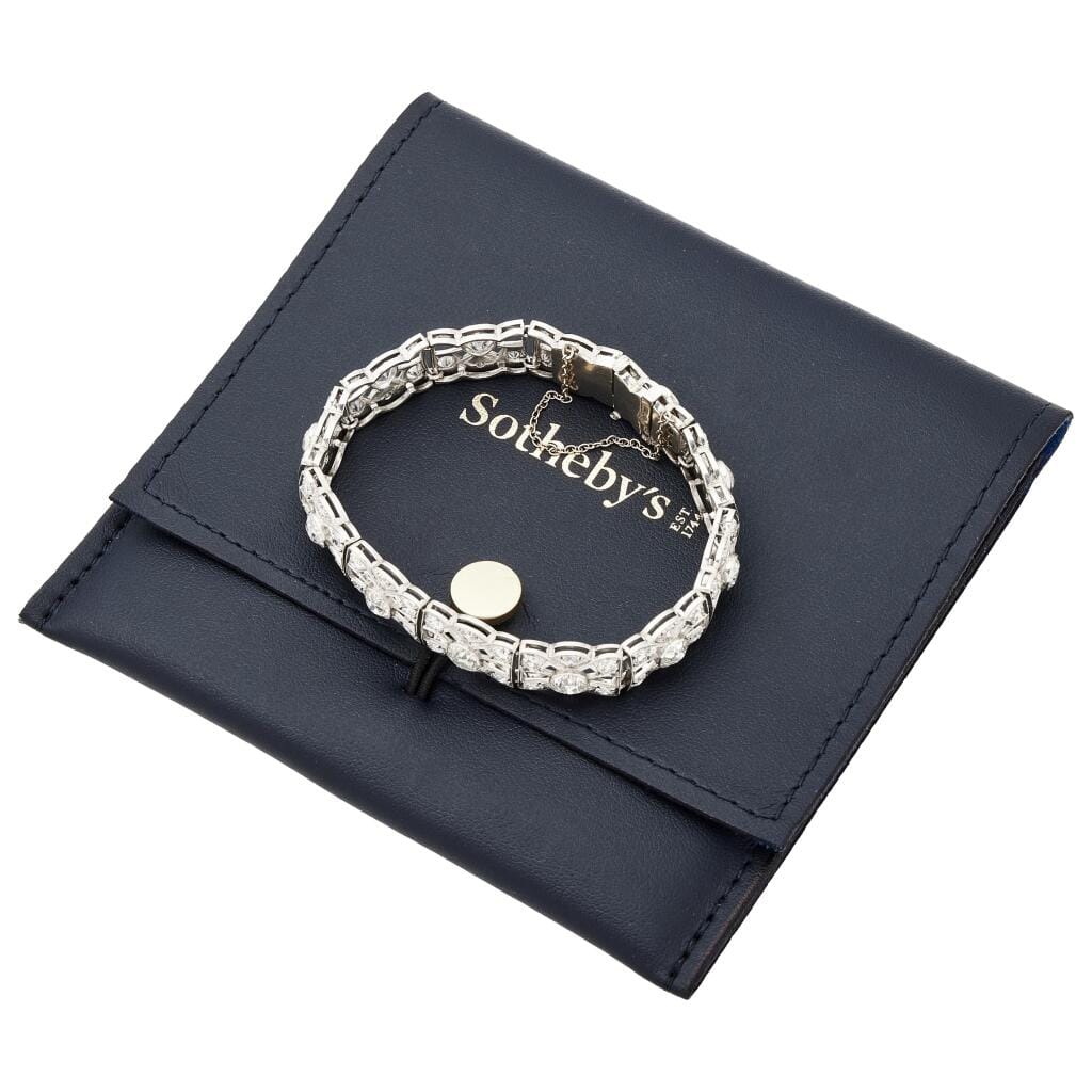 Vintage Platinum and 11.20ctw Diamond Bracelet