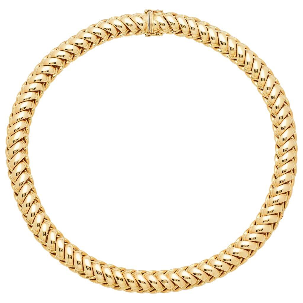 Vintage Gold Link Necklace