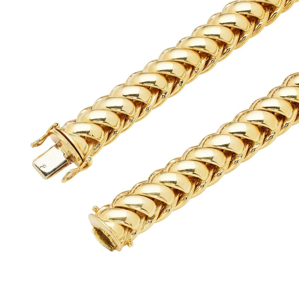 Vintage Gold Link Necklace