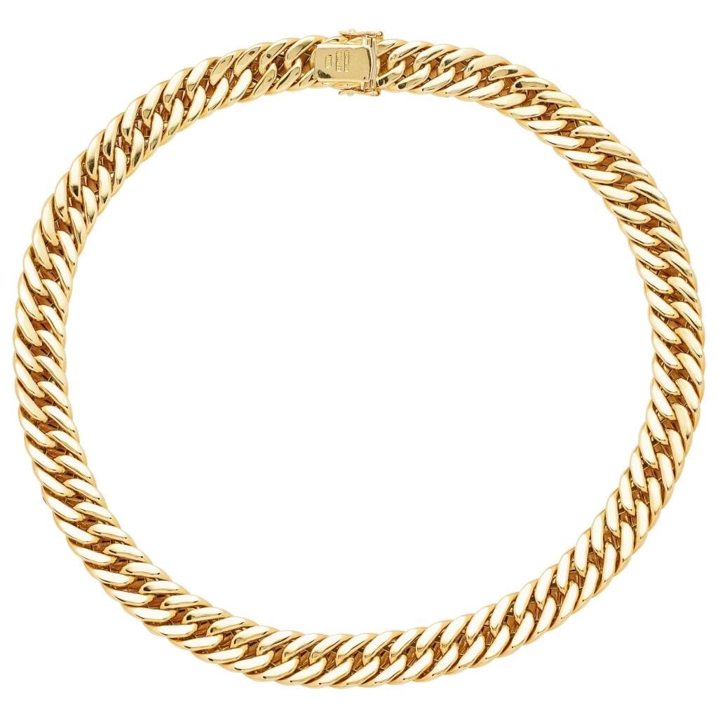 Vintage Gold Link Necklace