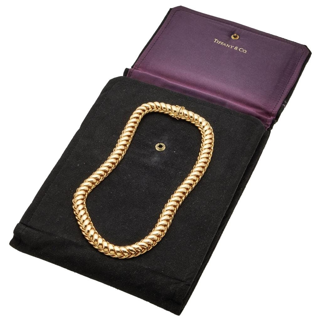 Vintage Gold Link Necklace