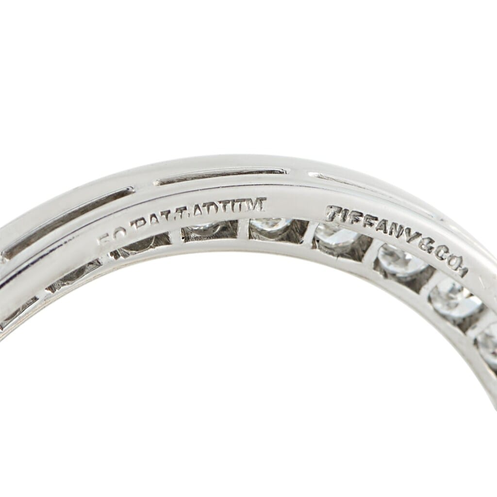 Vintage Platinum, Gold and Diamond Circle Brooch