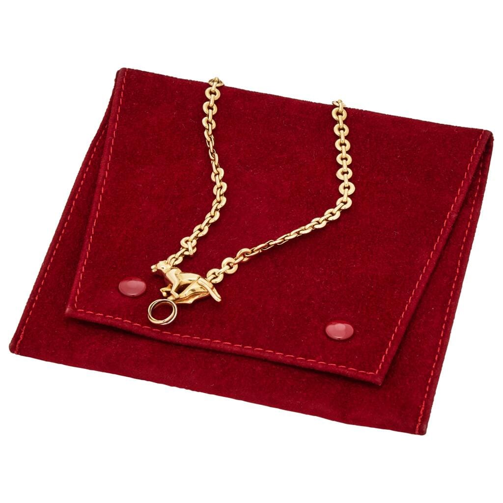 Gold, White Gold, Rose Gold Panthère Trinity Pendant Necklace
