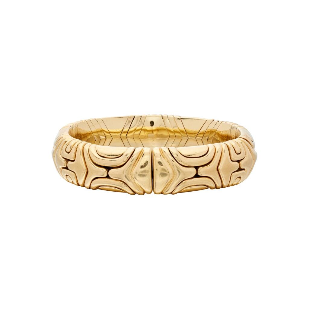 Vintage Gold Alveare Bangle Bracelet