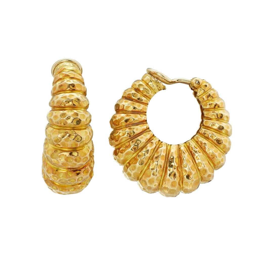 Gold Hoop Earclips