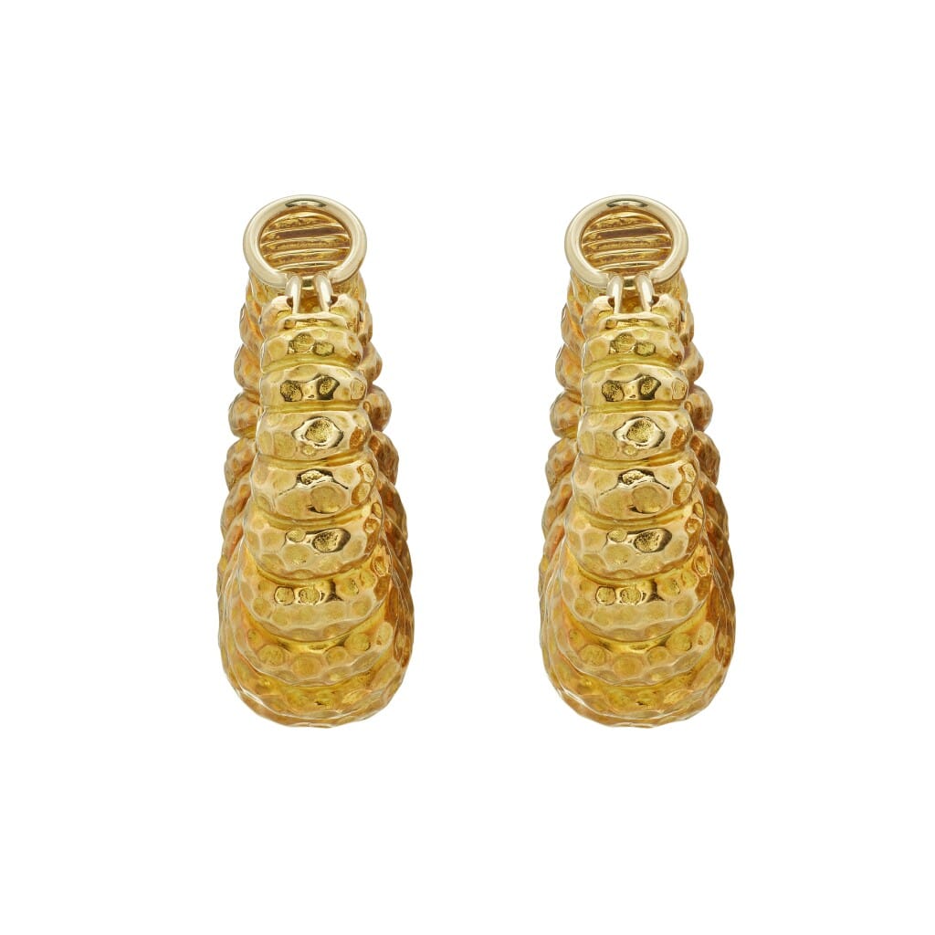 Gold Hoop Earclips