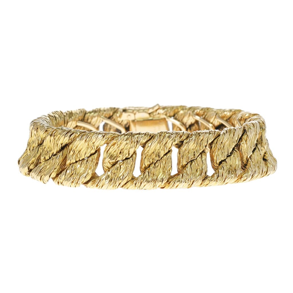 Vintage Gold Link Bracelet