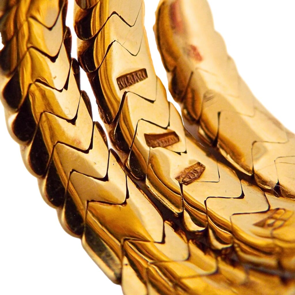 Gold and Diamond Spiga Ring