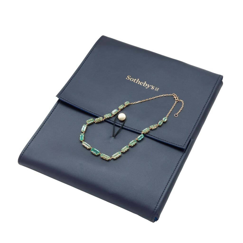 Gold and Emerald Necklace
