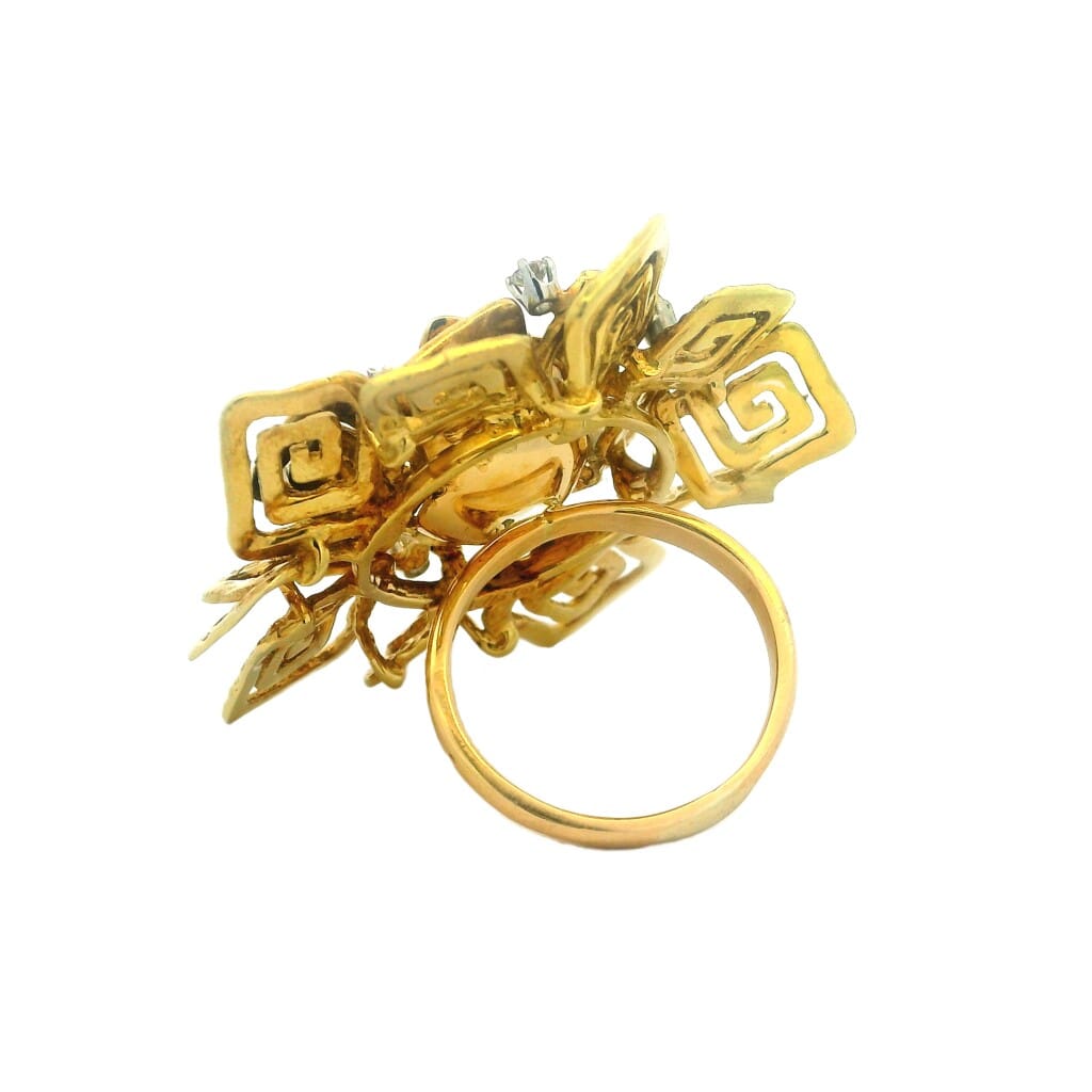 Vintage Gold and Diamond Ring