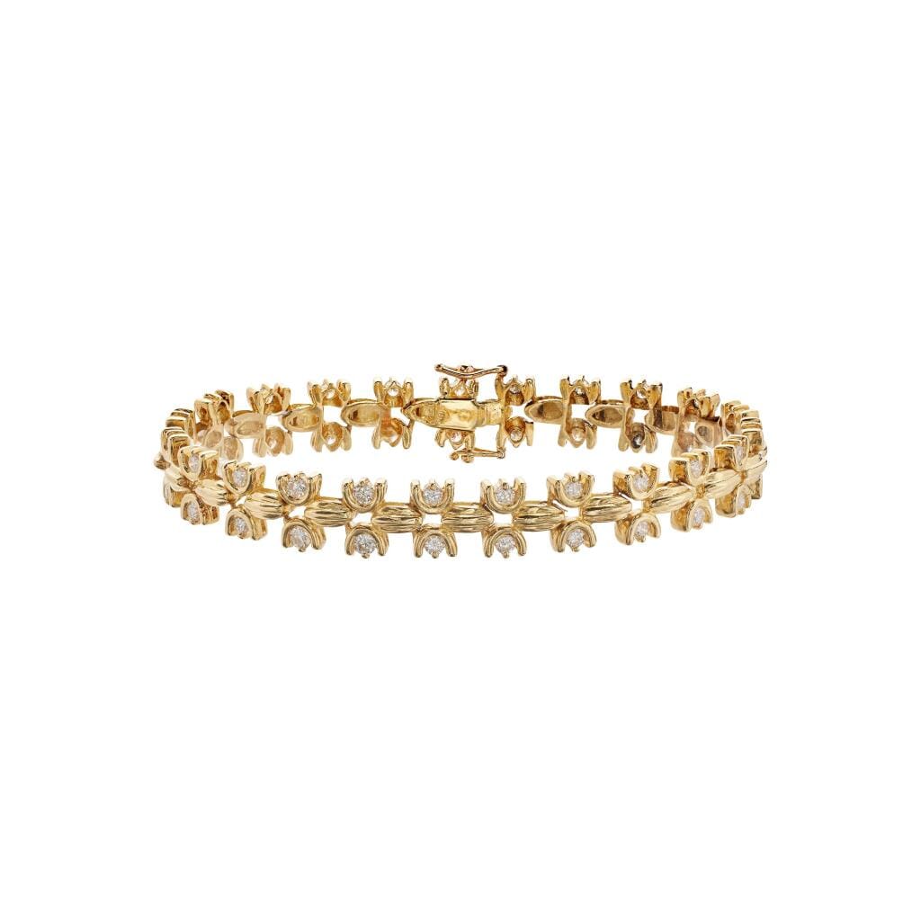 Gold and Diamond Bracelet