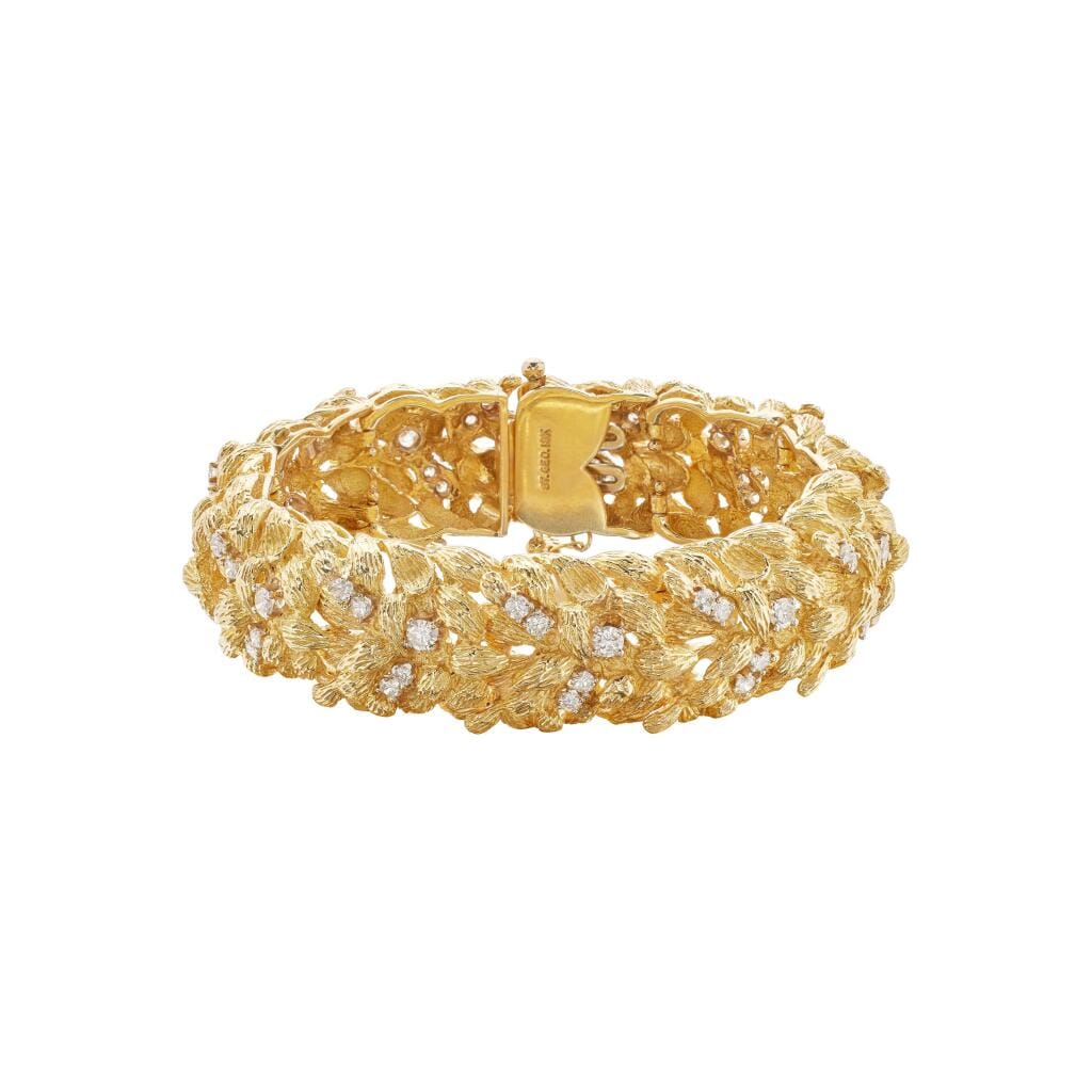 Vintage Gold and Diamond Bracelet