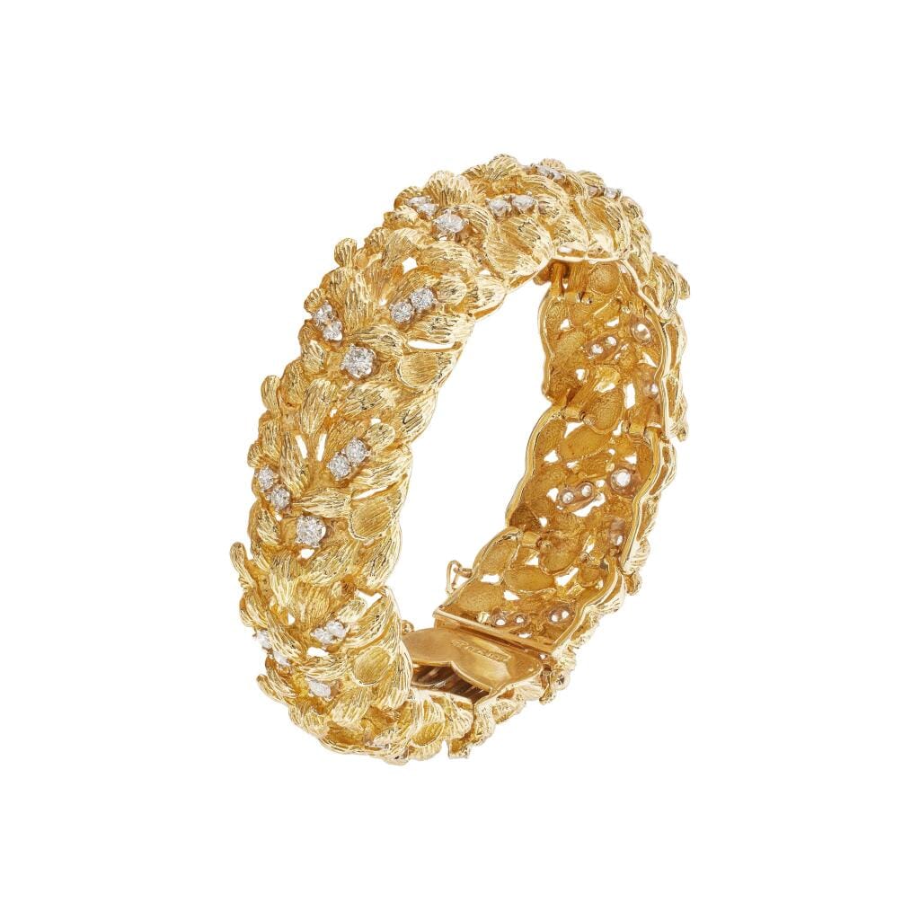 Vintage Gold and Diamond Bracelet
