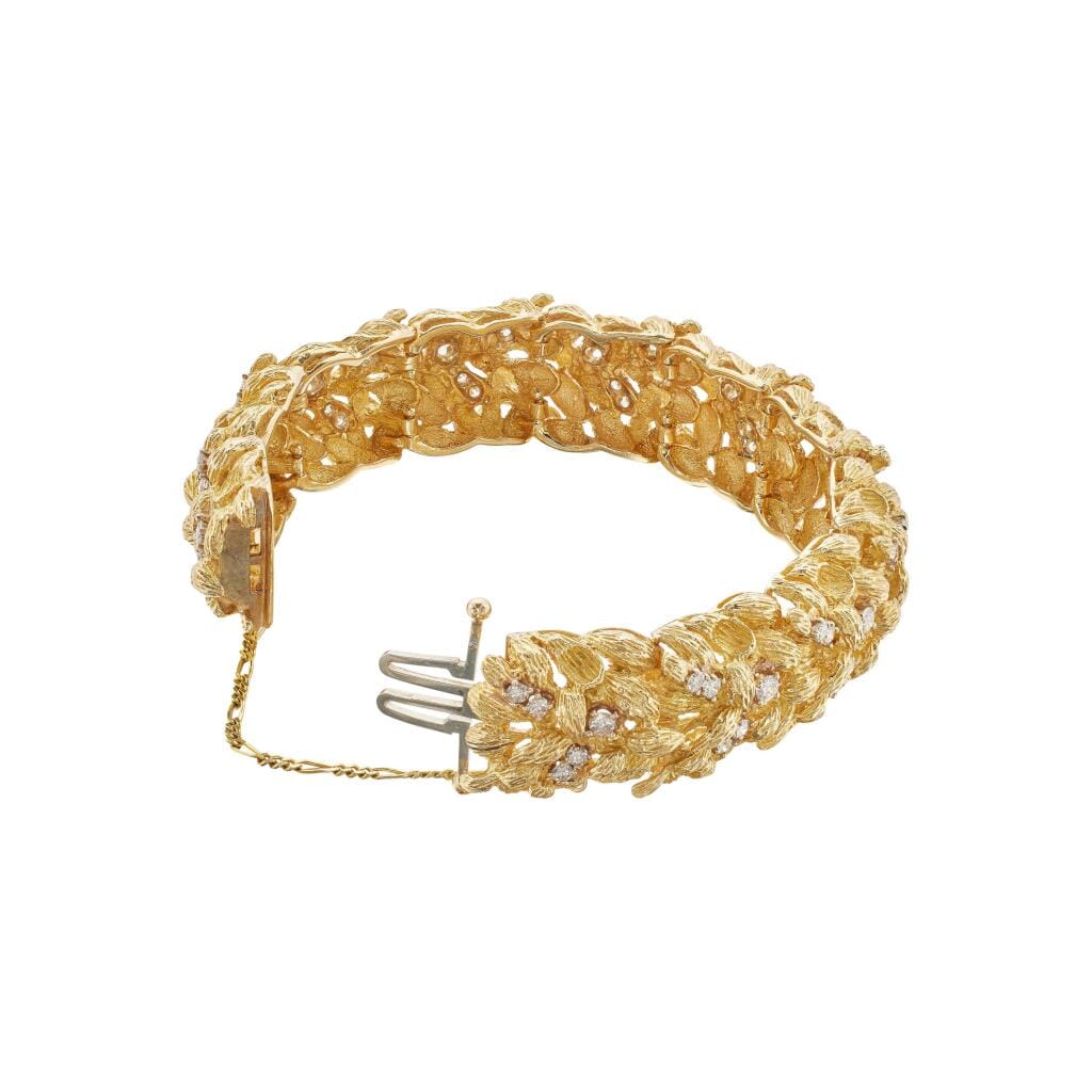Vintage Gold and Diamond Bracelet