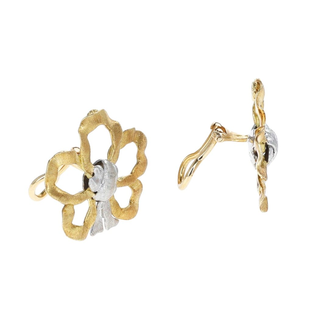 Gold and White Gold Necklace Demi Parure