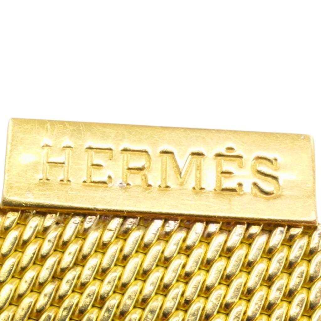 Vintage Gold and Diamond Woven Bracelet