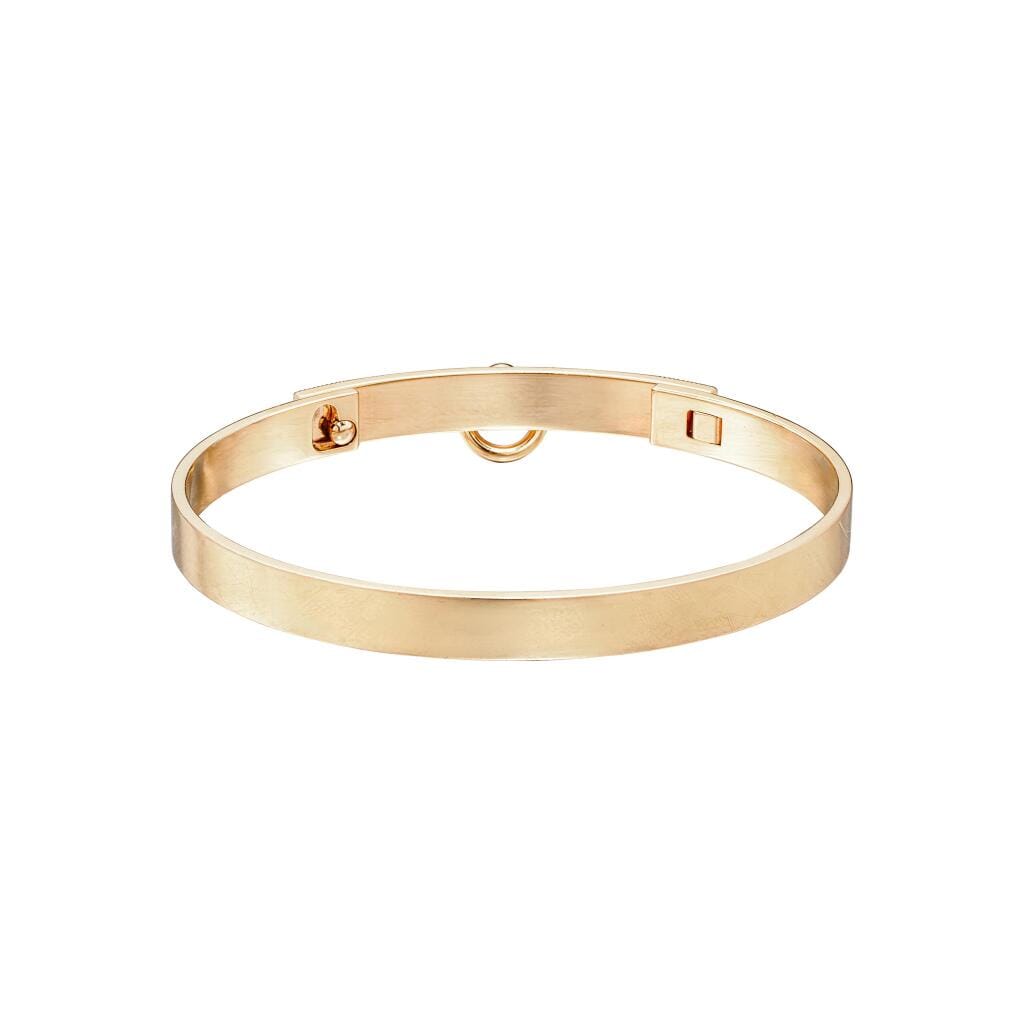 Gold and and Diamond Collier de Chien Bracelet