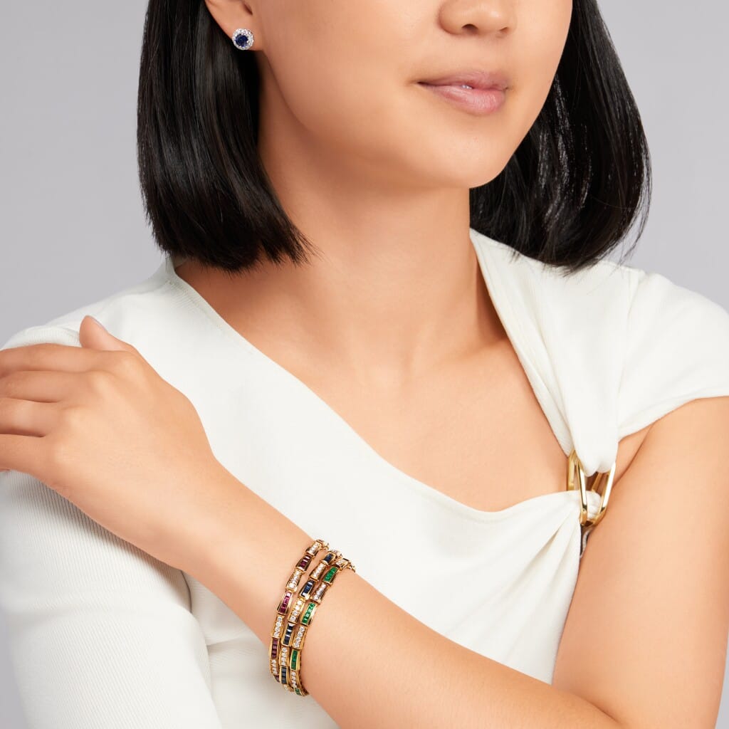 Gold, Ruby and Diamond Bracelet