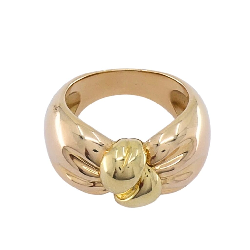Gold and Rose Gold Knot Ring
