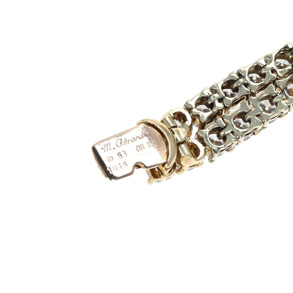 Gold, Cultured Pearl and Diamond Necklace