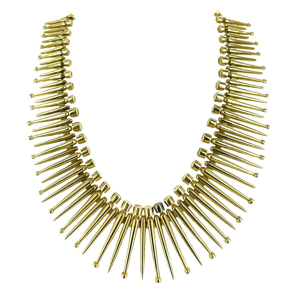 Vintage Gold Cleopatra Necklace