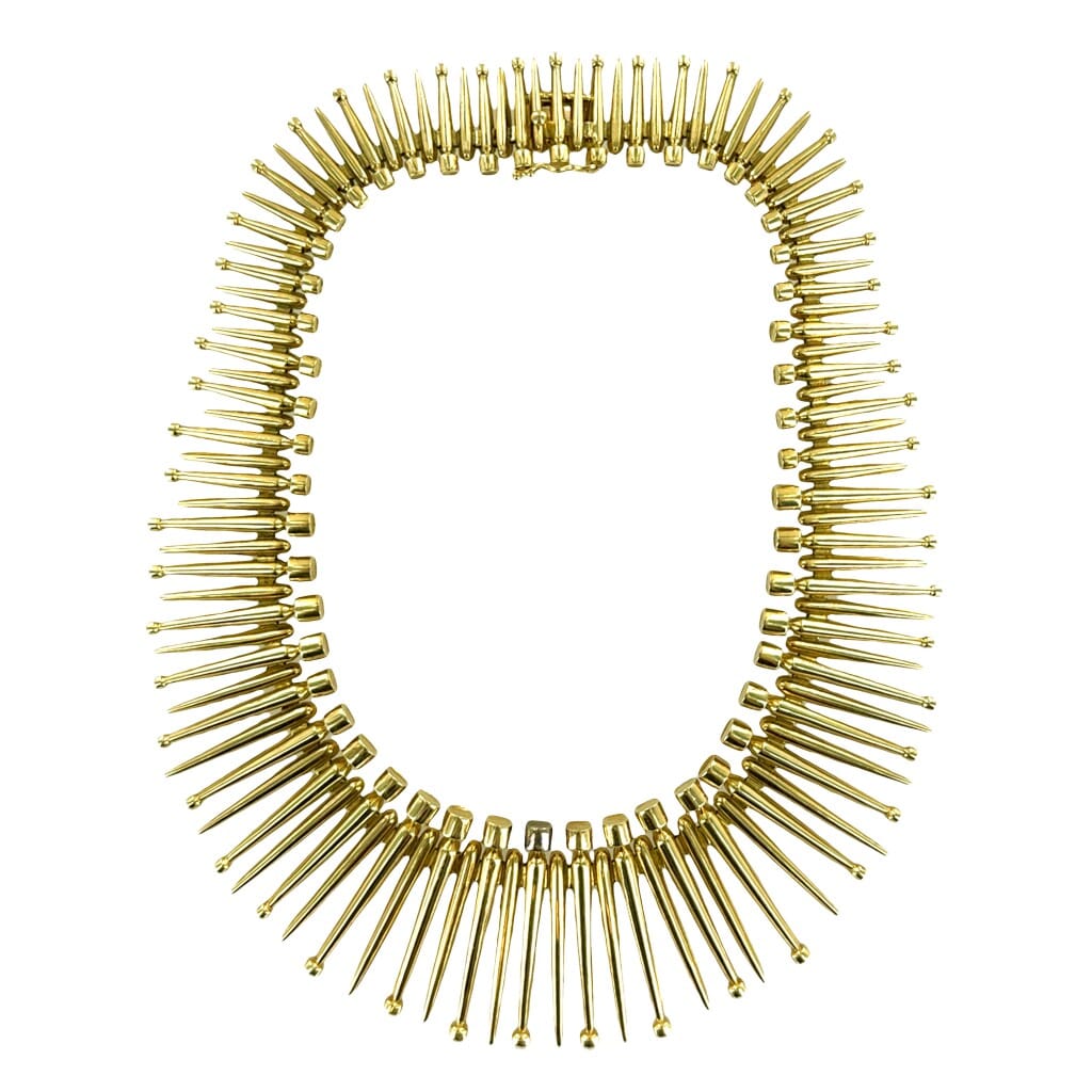 Vintage Gold Cleopatra Necklace