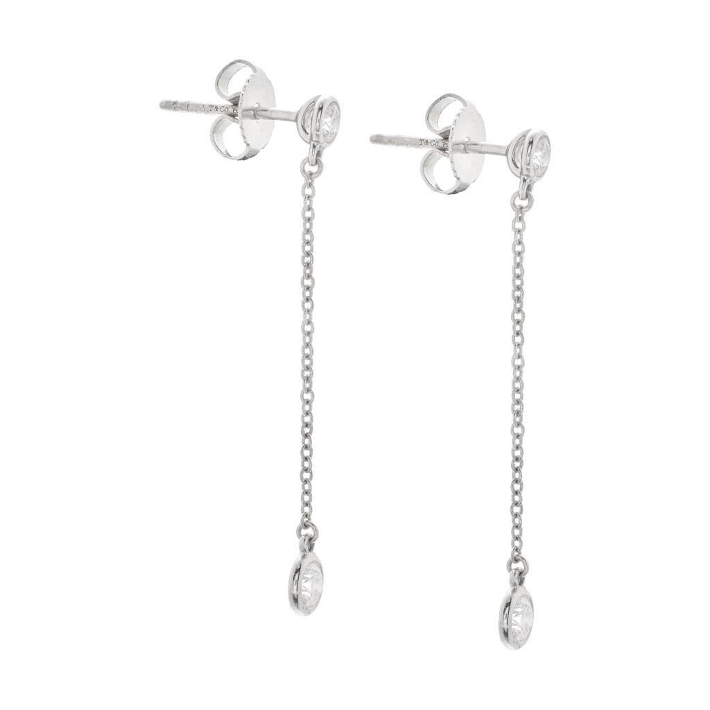 Platinum and Diamonds By The Yard Drop Earrings