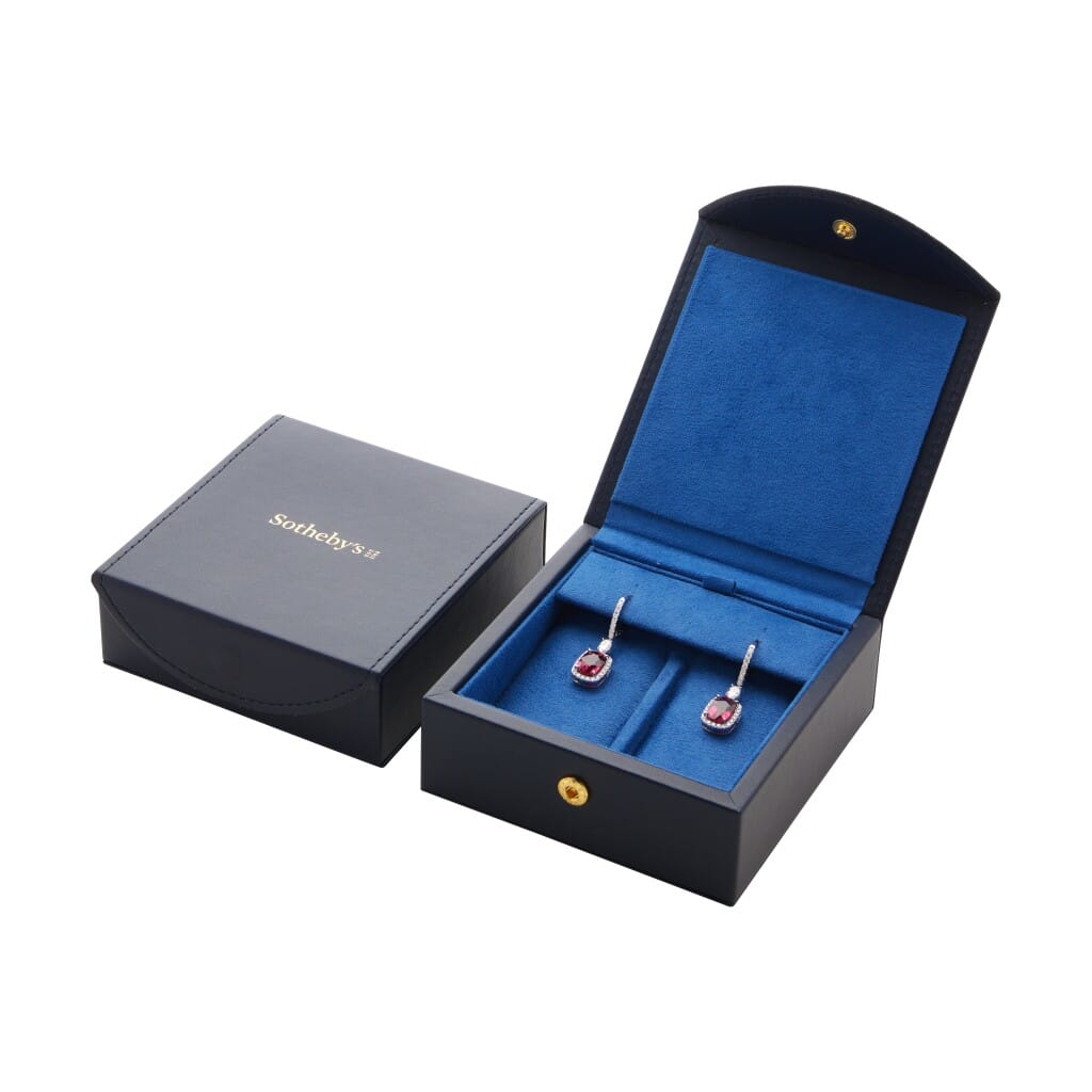 White Gold, 6.25ctw Tourmaline and Diamond Drop Earrings