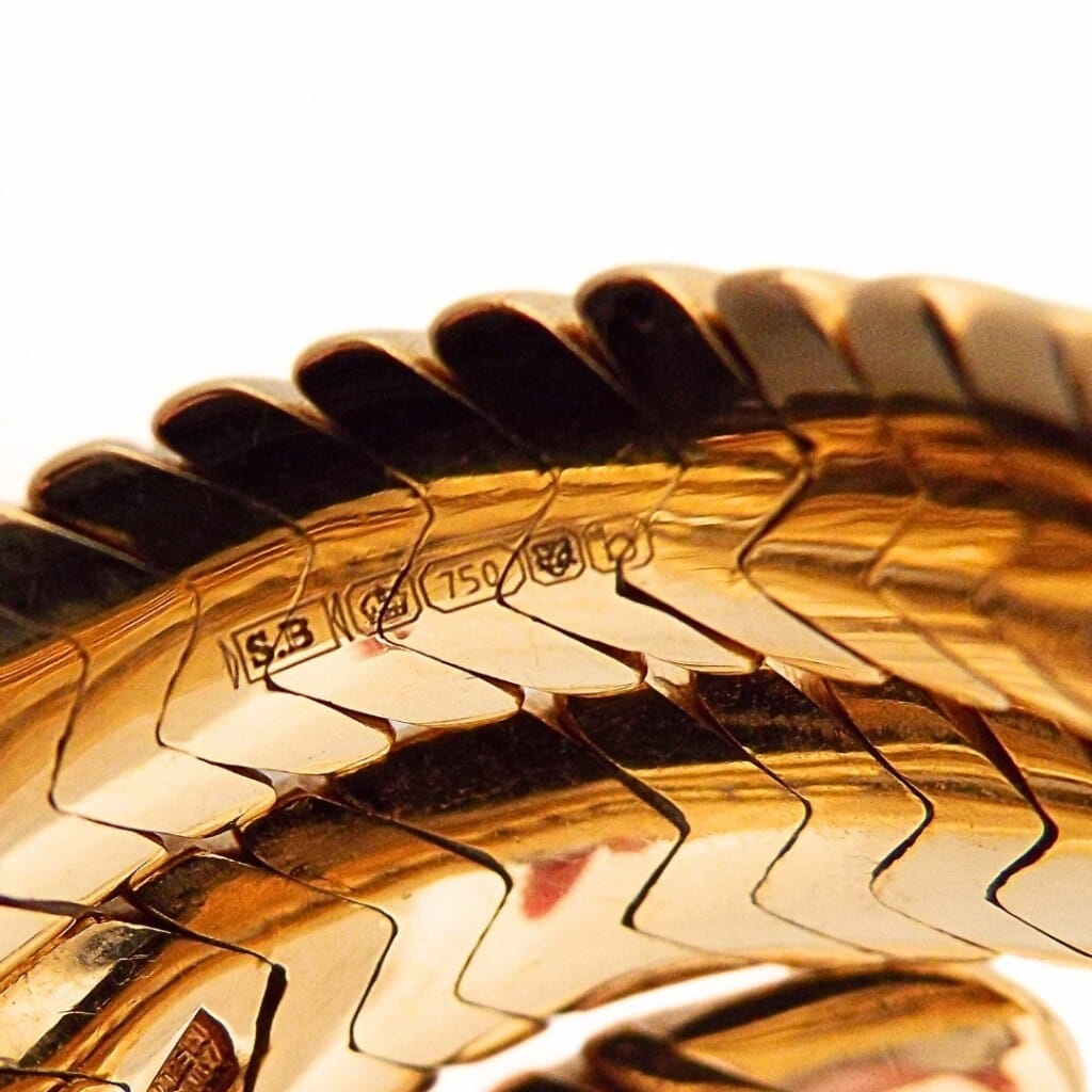 Gold and Diamond Spiga Ring