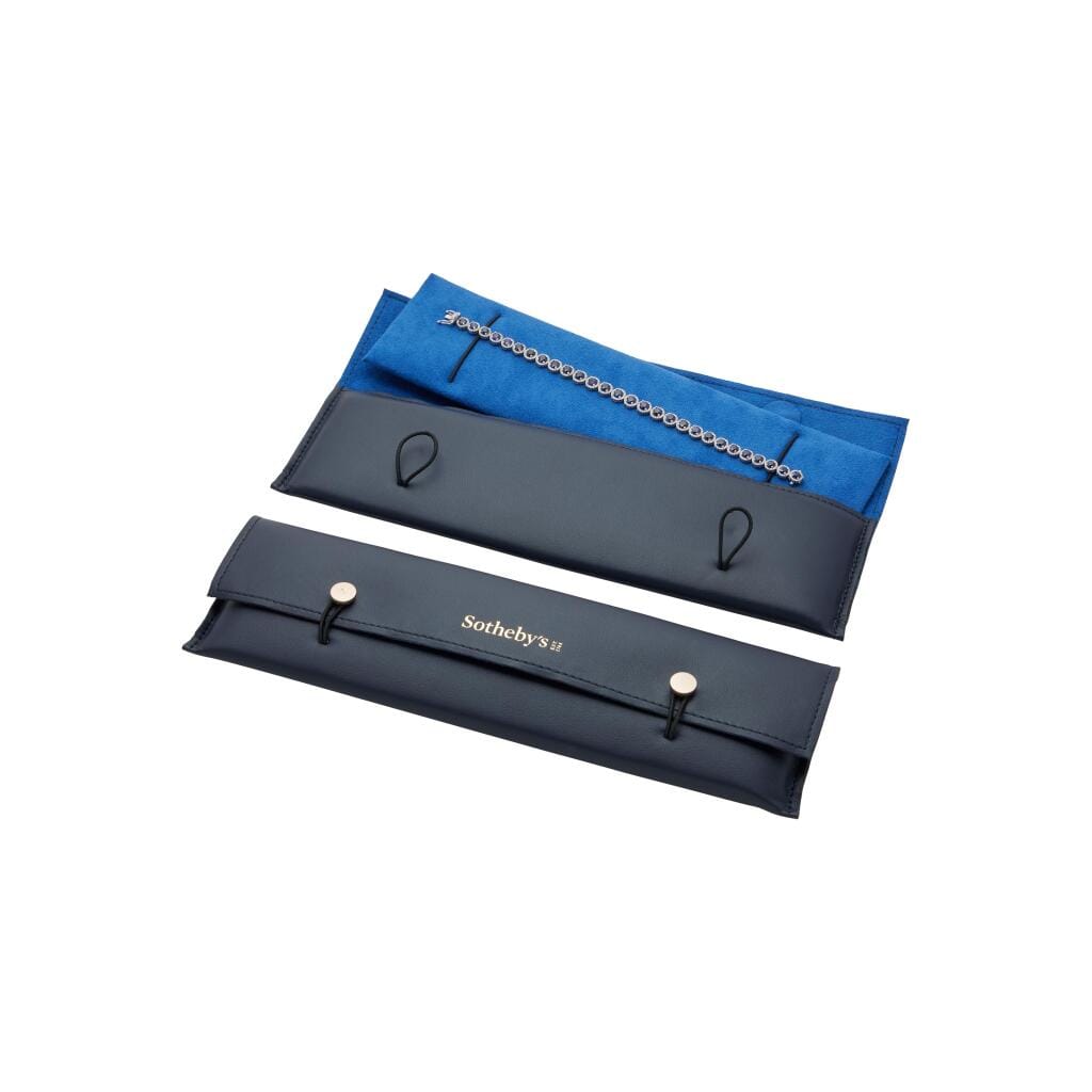 White Gold, 8.70ctw Sapphire and Diamond Tennis Bracelet