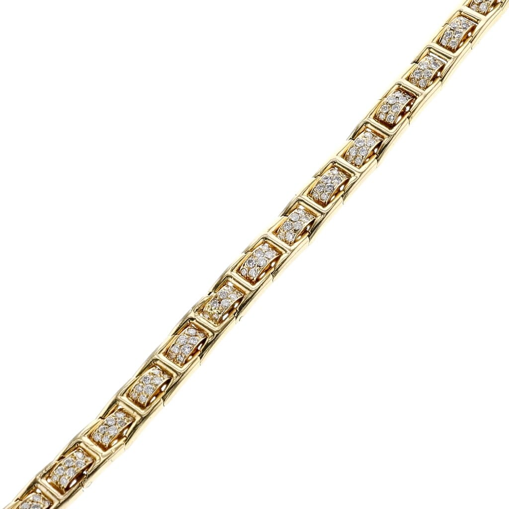 Gold and Diamond Bracelet