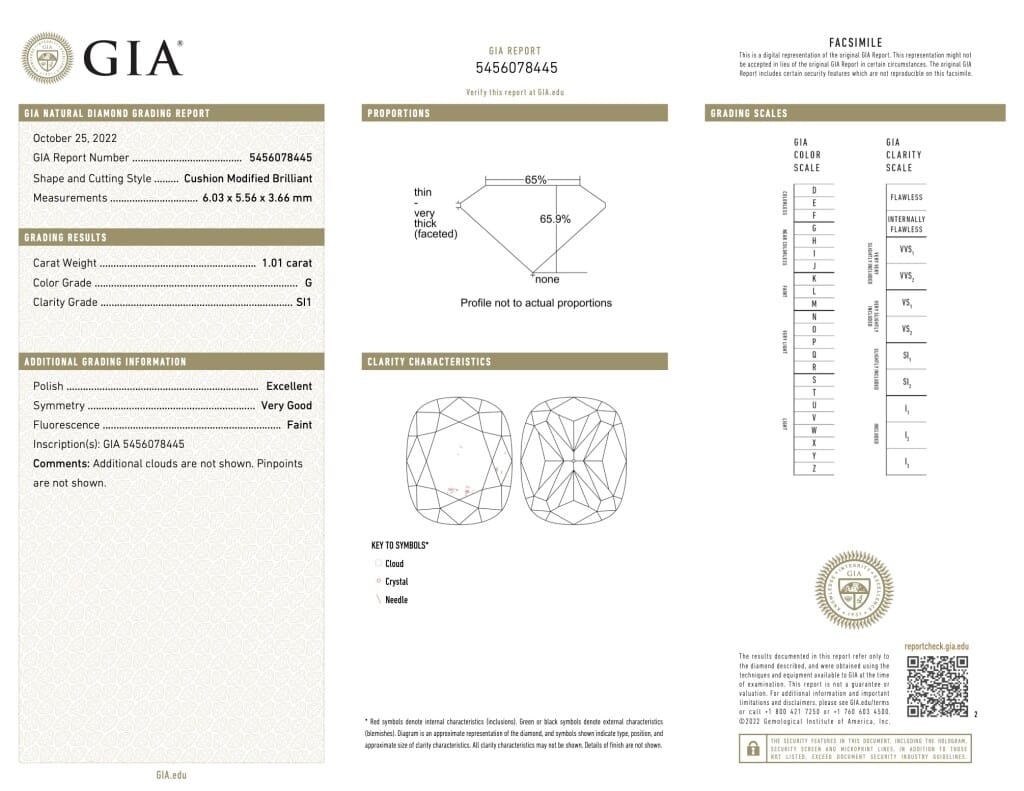 Platinum, Gold, 1.02ct Cushion Cut Fancy Deep Yellow Diamond and 1.01ct Cushion Cut Diamond Toi et Moi Ring