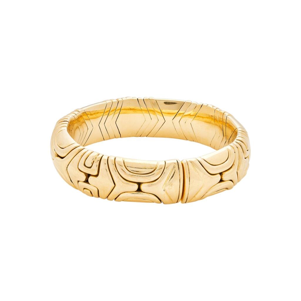 Vintage Gold Alveare Bangle Bracelet