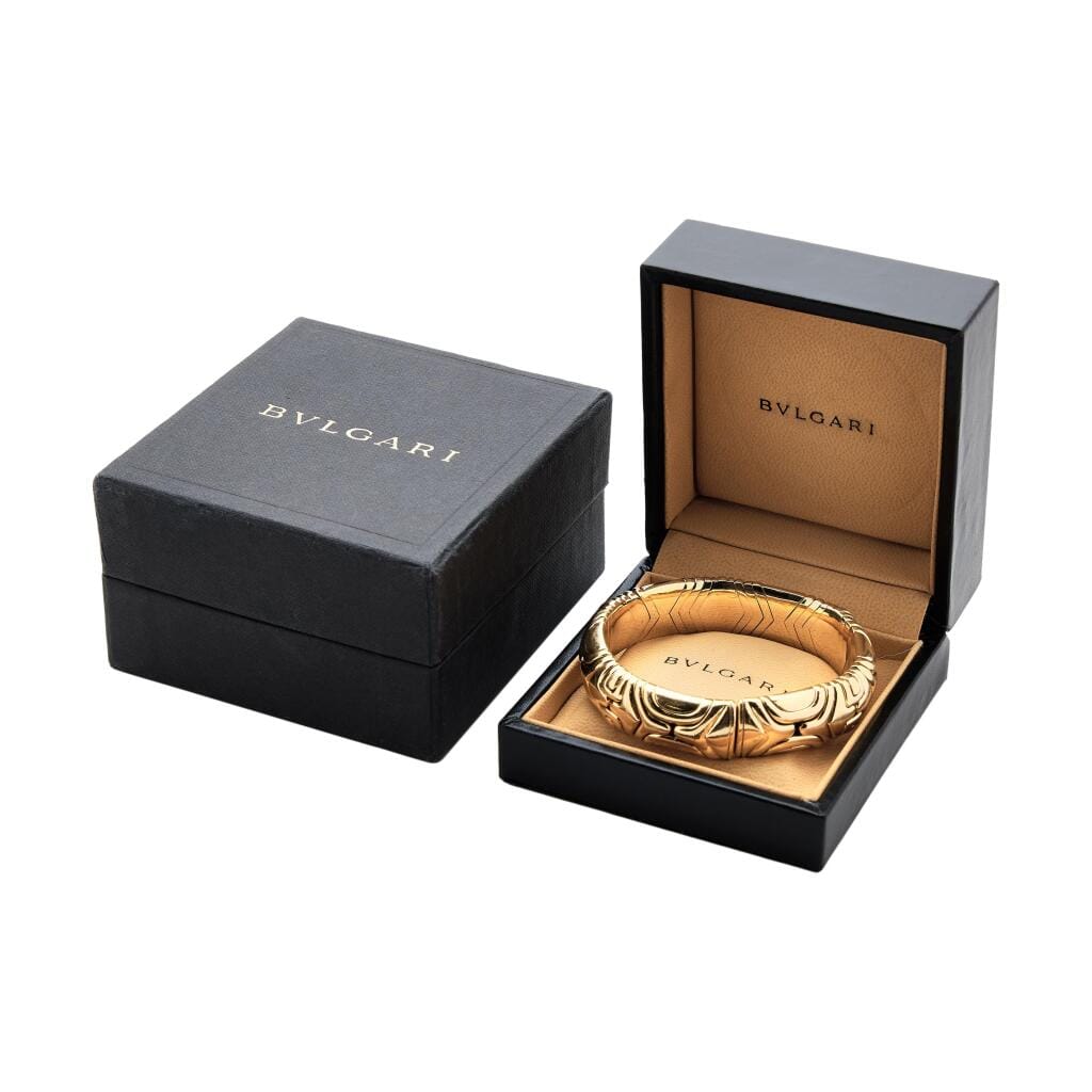 Vintage Gold Alveare Bangle Bracelet