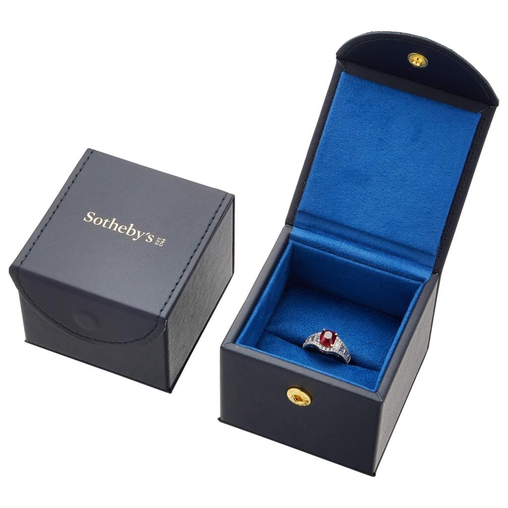 White Gold, 1.98ct Burmese Spinel and Diamond Ring