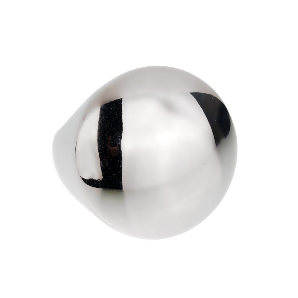 White Gold Bombé Ring