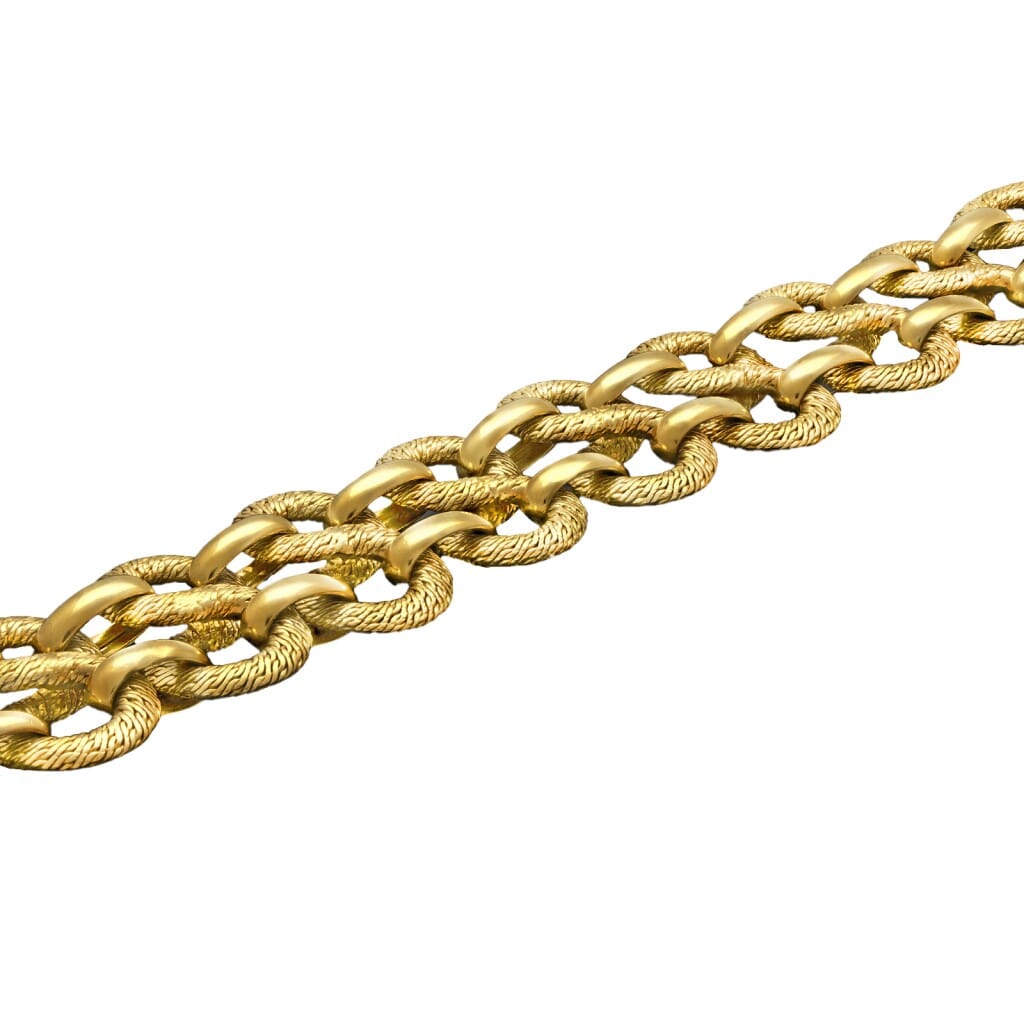 Vintage Gold Link Bracelet