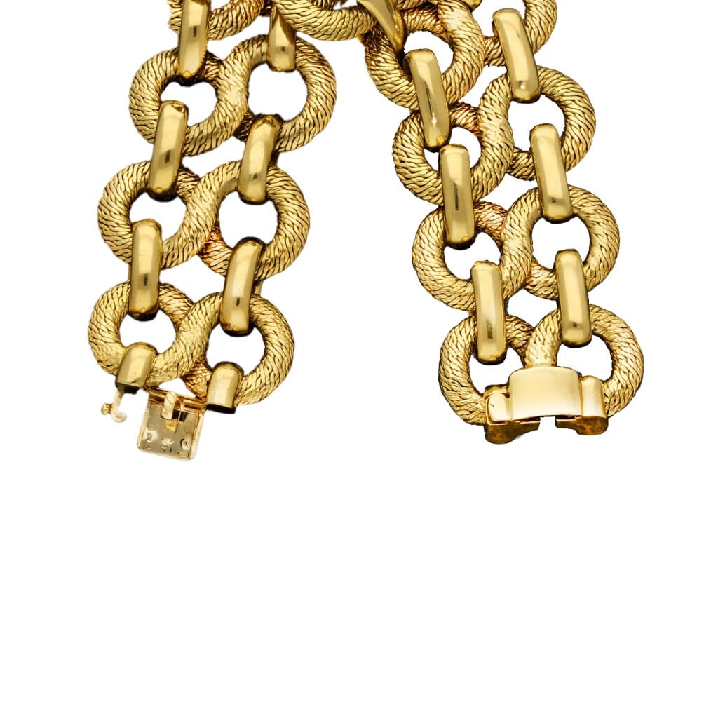 Vintage Gold Link Bracelet