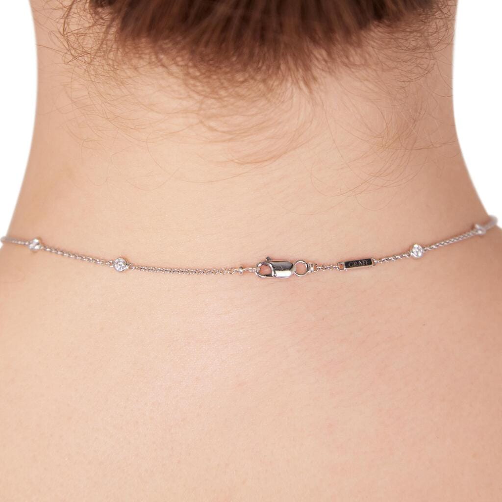 White Gold, Sapphire and Diamond Medallion Pendant Necklace