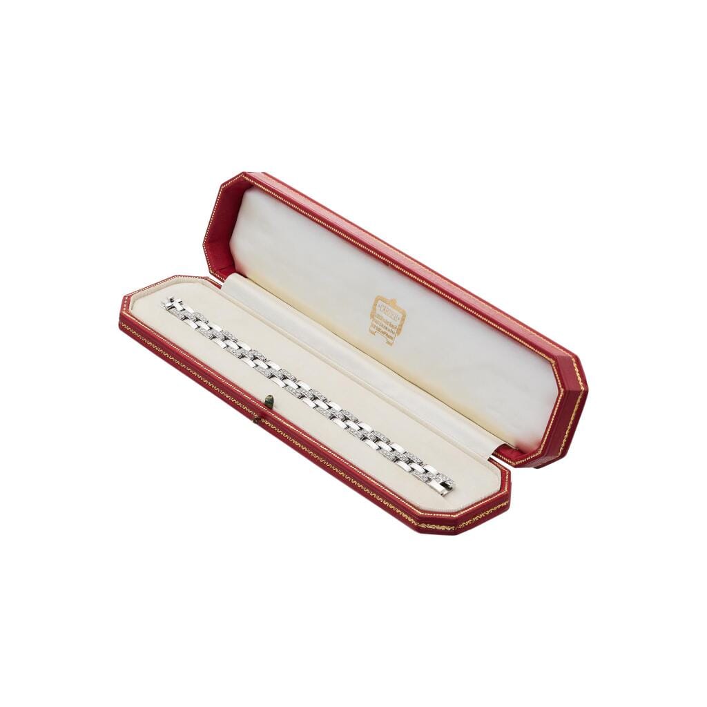 White Gold and Diamond Maillon Panthère Bracelet