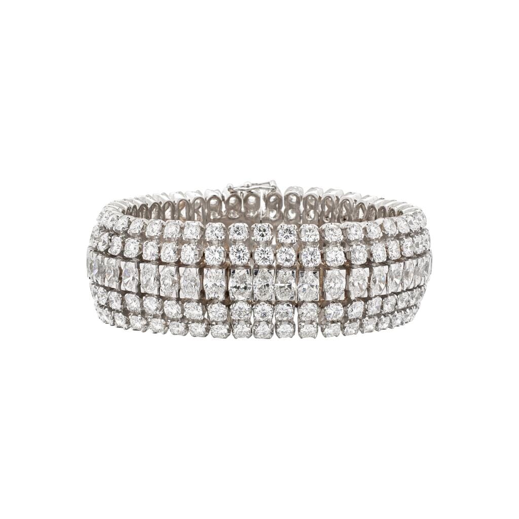 White Gold and Diamond Bracelet