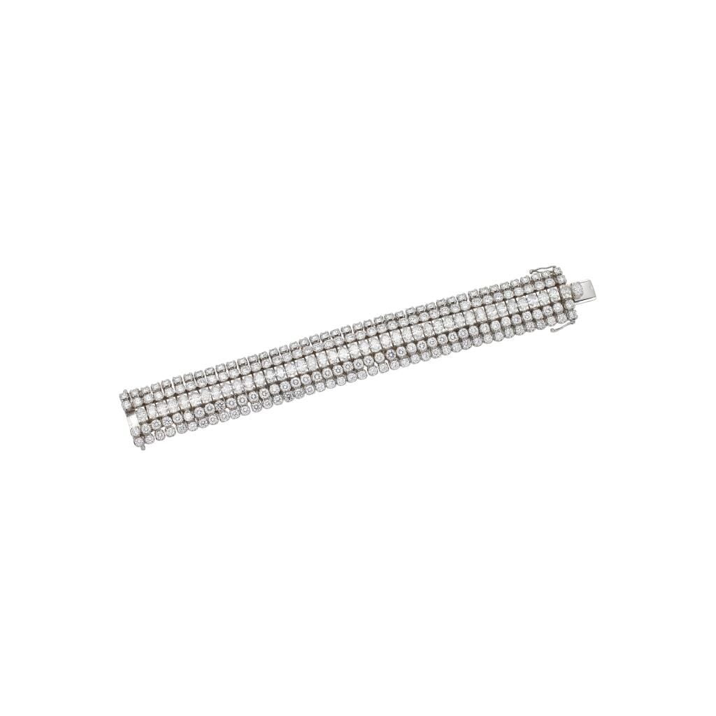 White Gold and Diamond Bracelet