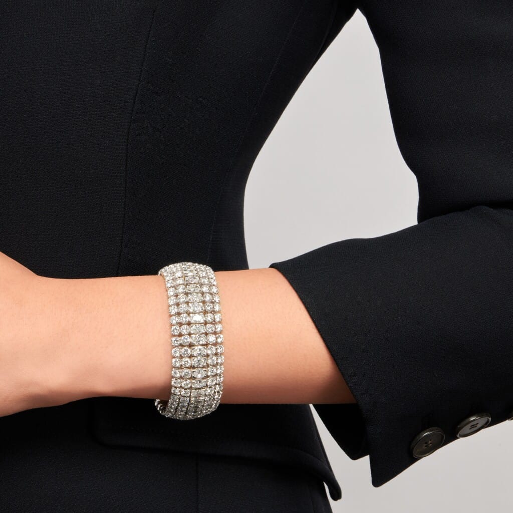 White Gold and Diamond Bracelet