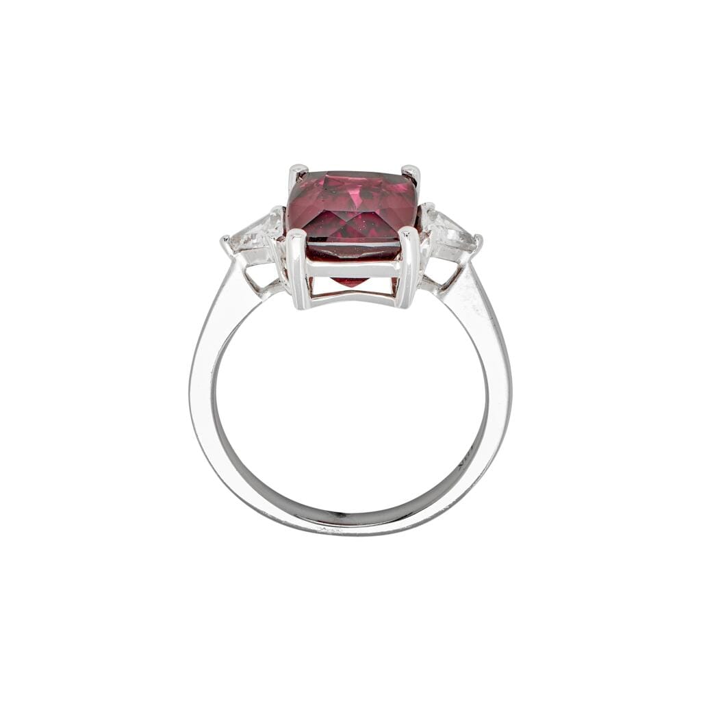 White Gold, 4.34ct Tourmaline and Diamond Ring