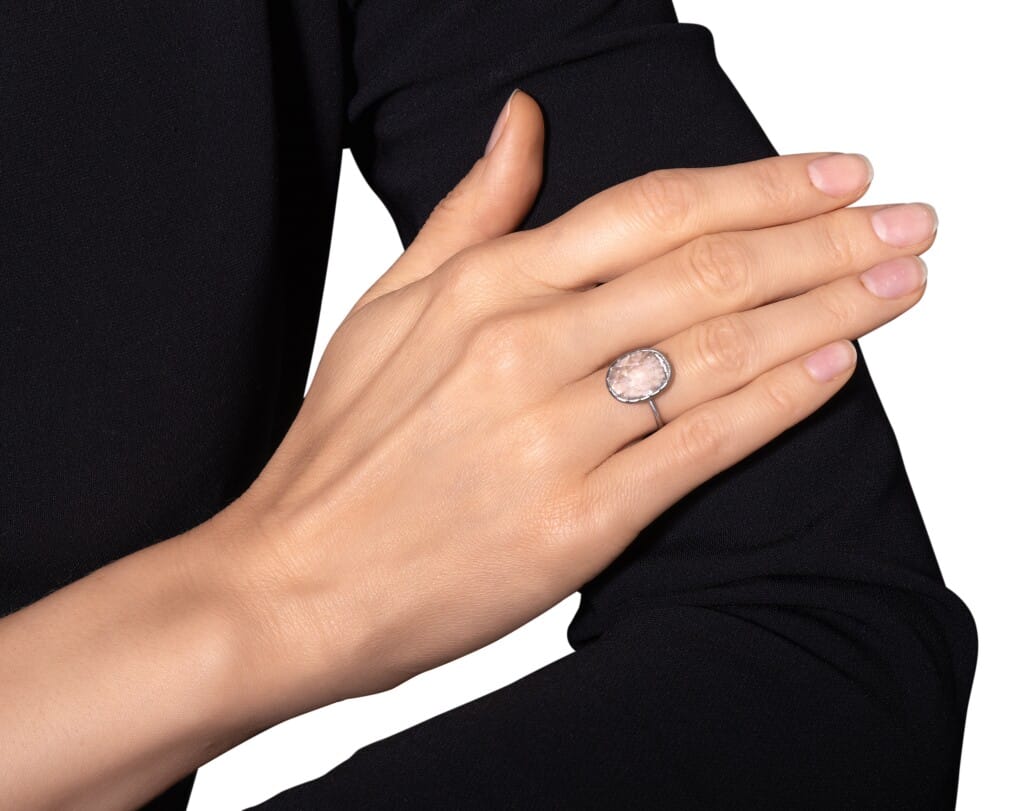Platinum and 2.51ct Old Mine Cut Diamond Ring