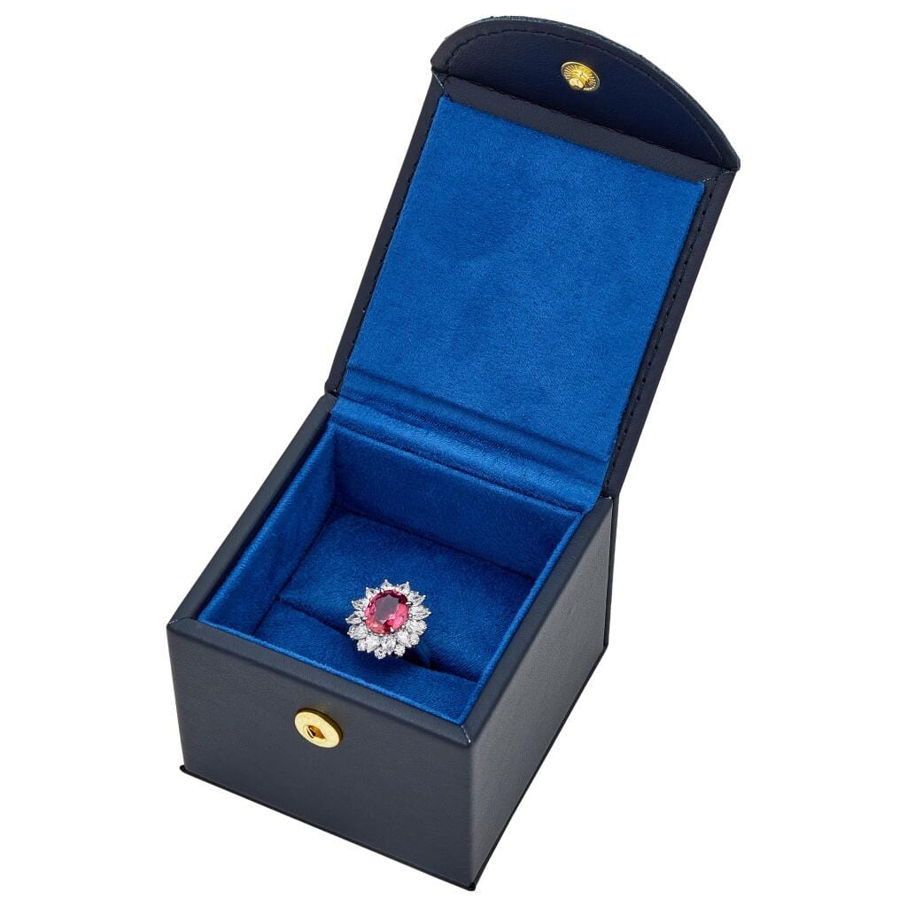 Platinum, 2.70ct Tourmaline and Diamond Ring