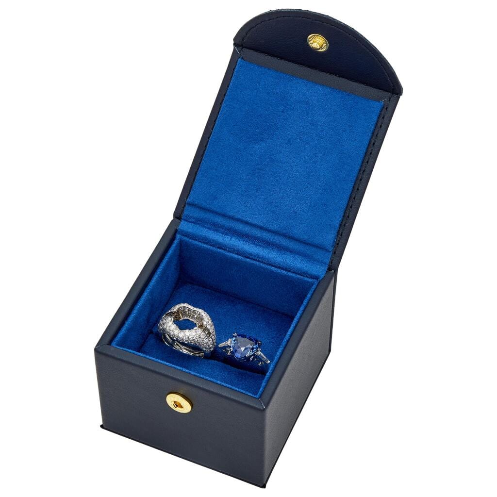 Platinum, 6.79ct Madagascar Sapphire and Diamond Convertible Ring