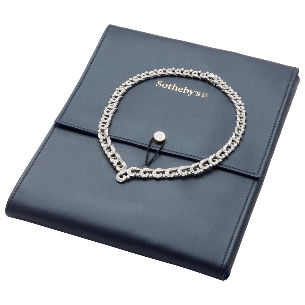 White Gold and Diamond Necklace