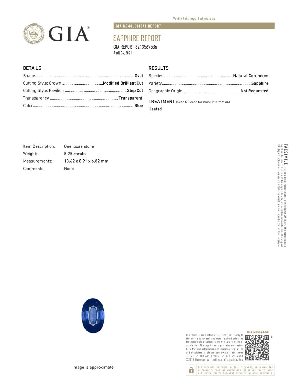 Platinum, 8.25ct Sapphire and Diamond Ring