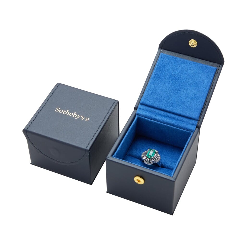 Platinum, 1.92ct Colombian Emerald and Diamond Ring